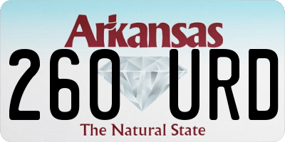 AR license plate 260URD