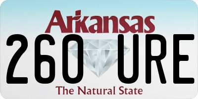 AR license plate 260URE