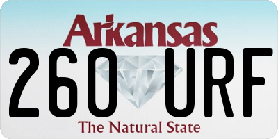 AR license plate 260URF