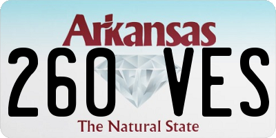 AR license plate 260VES