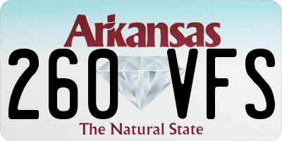 AR license plate 260VFS