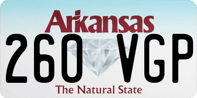 AR license plate 260VGP