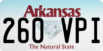 AR license plate 260VPI