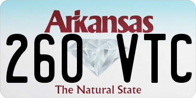 AR license plate 260VTC