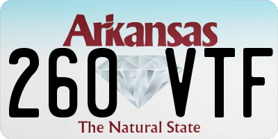 AR license plate 260VTF