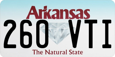 AR license plate 260VTI