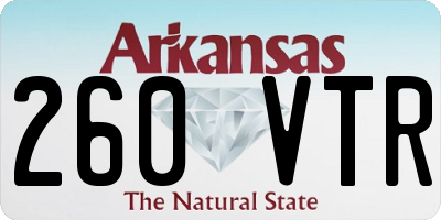 AR license plate 260VTR