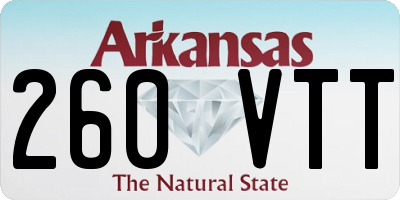 AR license plate 260VTT