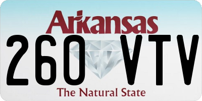 AR license plate 260VTV