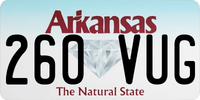 AR license plate 260VUG