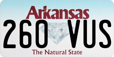 AR license plate 260VUS