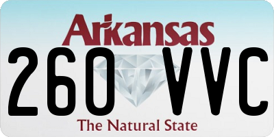 AR license plate 260VVC