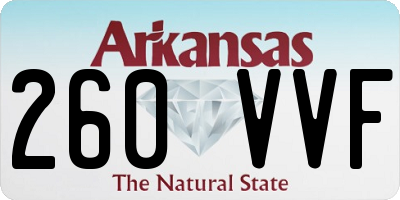 AR license plate 260VVF