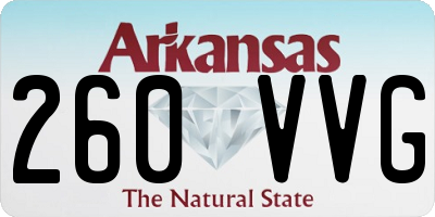 AR license plate 260VVG