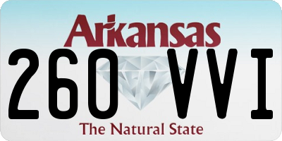 AR license plate 260VVI