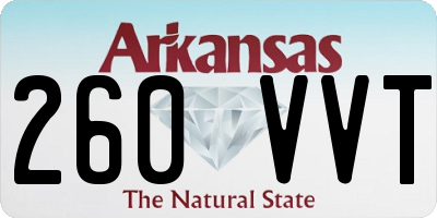 AR license plate 260VVT
