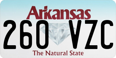 AR license plate 260VZC