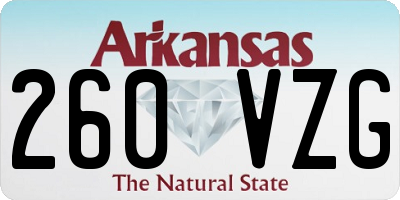 AR license plate 260VZG