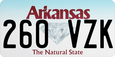 AR license plate 260VZK