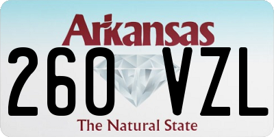 AR license plate 260VZL