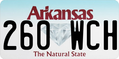 AR license plate 260WCH