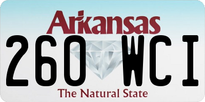 AR license plate 260WCI