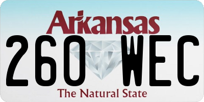 AR license plate 260WEC