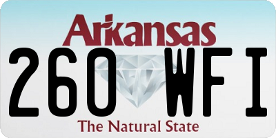 AR license plate 260WFI