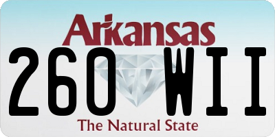 AR license plate 260WII