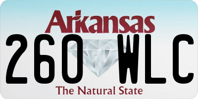 AR license plate 260WLC