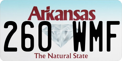 AR license plate 260WMF