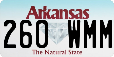 AR license plate 260WMM