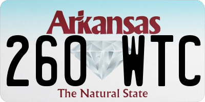 AR license plate 260WTC