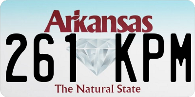 AR license plate 261KPM