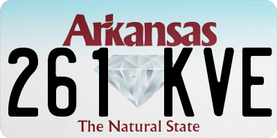 AR license plate 261KVE