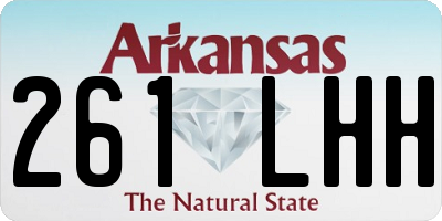 AR license plate 261LHH