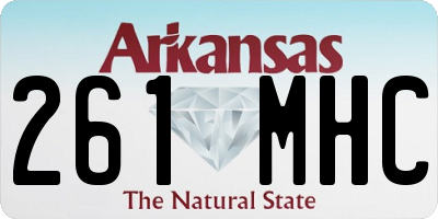 AR license plate 261MHC