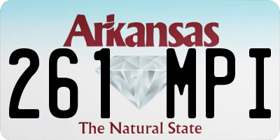 AR license plate 261MPI