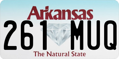 AR license plate 261MUQ