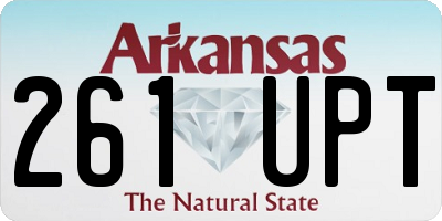 AR license plate 261UPT
