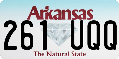 AR license plate 261UQQ