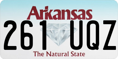 AR license plate 261UQZ