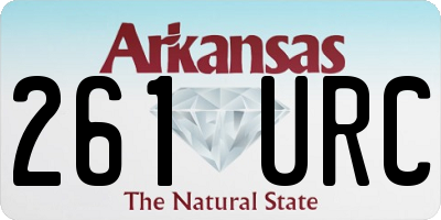 AR license plate 261URC
