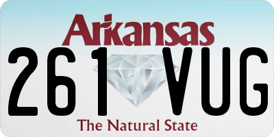 AR license plate 261VUG