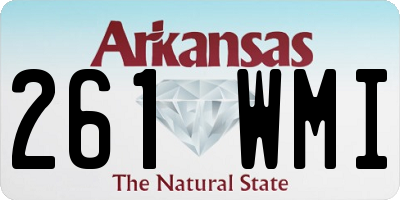 AR license plate 261WMI