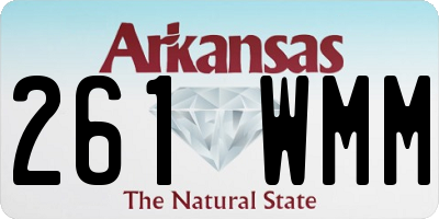 AR license plate 261WMM