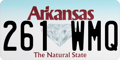 AR license plate 261WMQ