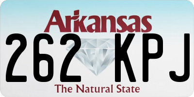 AR license plate 262KPJ