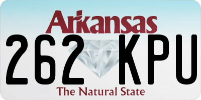 AR license plate 262KPU