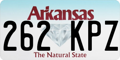 AR license plate 262KPZ